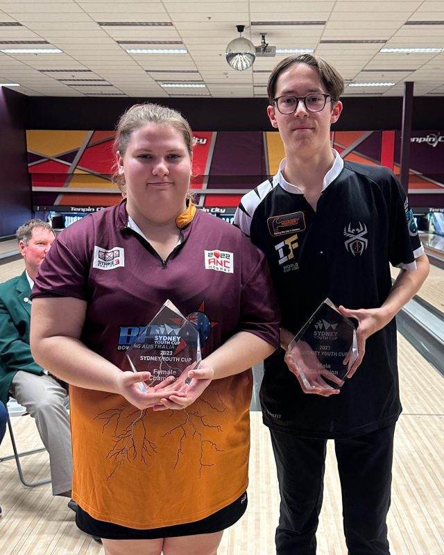 🏆 ⭕️ SYDNEY YOUTH BOWLFEST WINNERS CIRCLE 🏆 ⭕️ 

Congratulations to our Sydney Youth Cup Champions @tamika_pettigrew_04 @benpettitbowling, Junior Sydney Cup Champions @natasha_goggin @b.lakewalsh, U15s Cup Champion @zack._will and U13s Cup Champion Jayden Tran.  All our Champions receive a Storm Phaze EX thanks to @bpd_australia 

What a weekend and what an event!  Thanks to everyone who supported the event 🤩
@tenpinbowlingaustralia 
#sydneyyouthbowlfest #tenpinbowling #iplaytenpincity #winnerscircle #sybf23